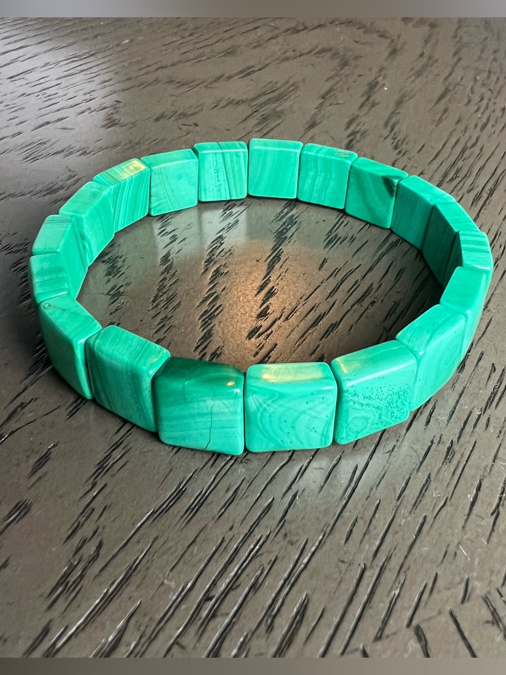 Malachite soft bangle SIZE 7’